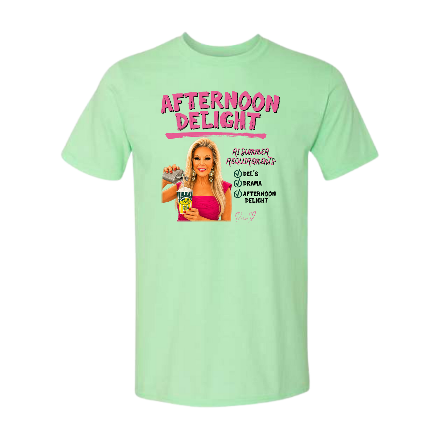 Official Aunties of RI x Del's - Afternoon Delight (Sharon Edition) Unisex Tee