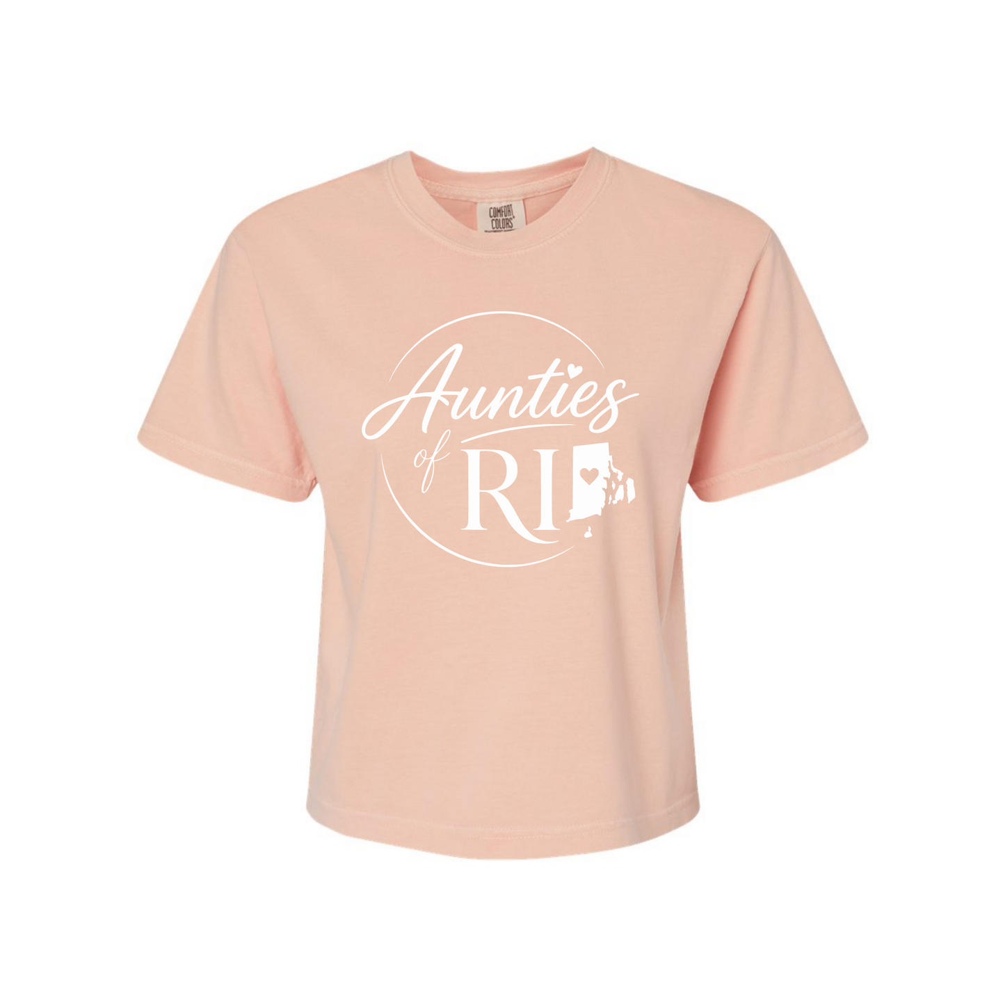Aunties of RI | Official Logo Boxy Tee | Large Logo