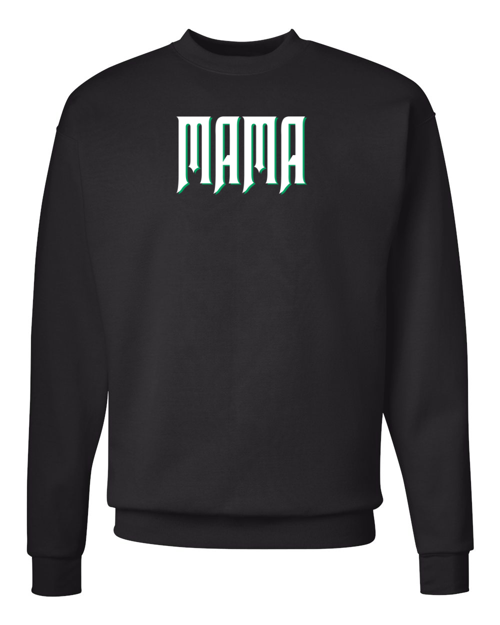 Mom Mama Mommy Wicked Inspired Crew Sweatshirt Black