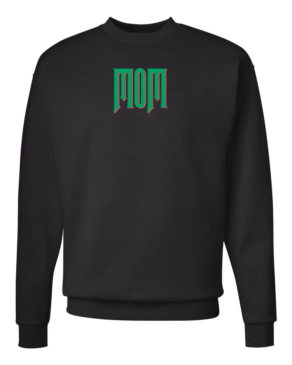 Mom Mama Mommy Wicked Inspired Crew Sweatshirt Black