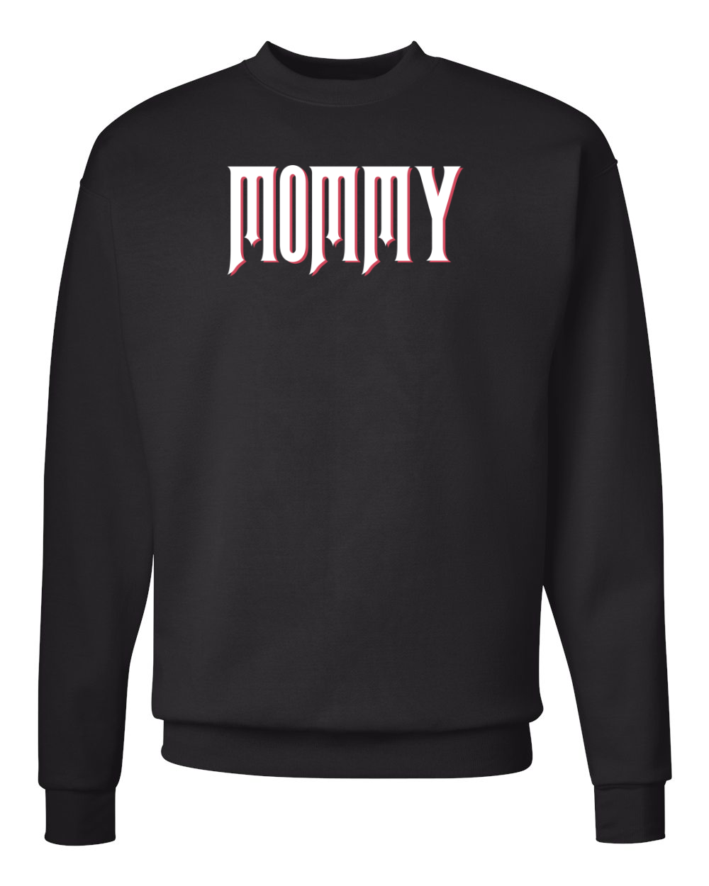 Mom Mama Mommy Wicked Inspired Crew Sweatshirt Black