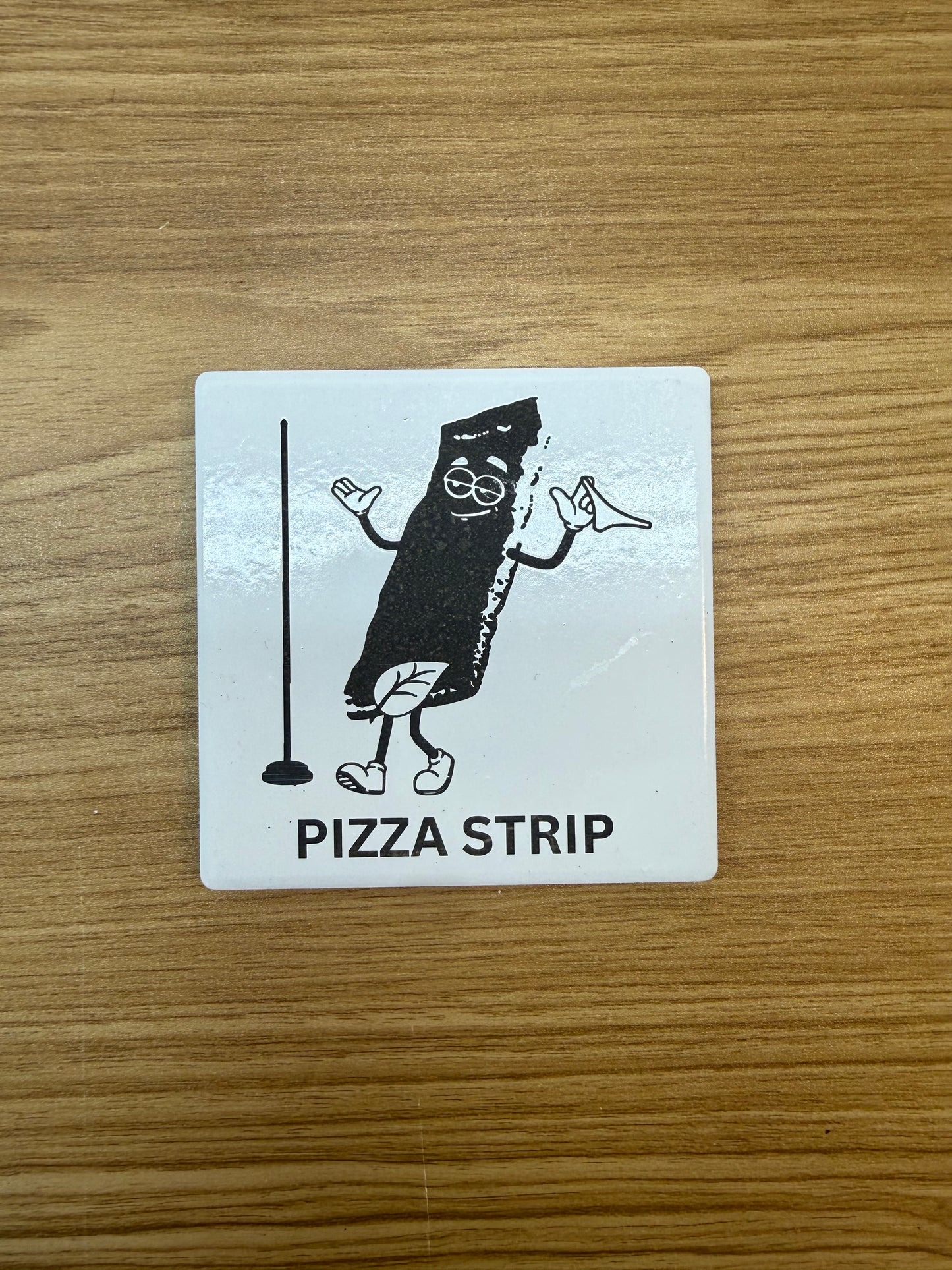 Pizza Strip Tile Coaster - 4inch