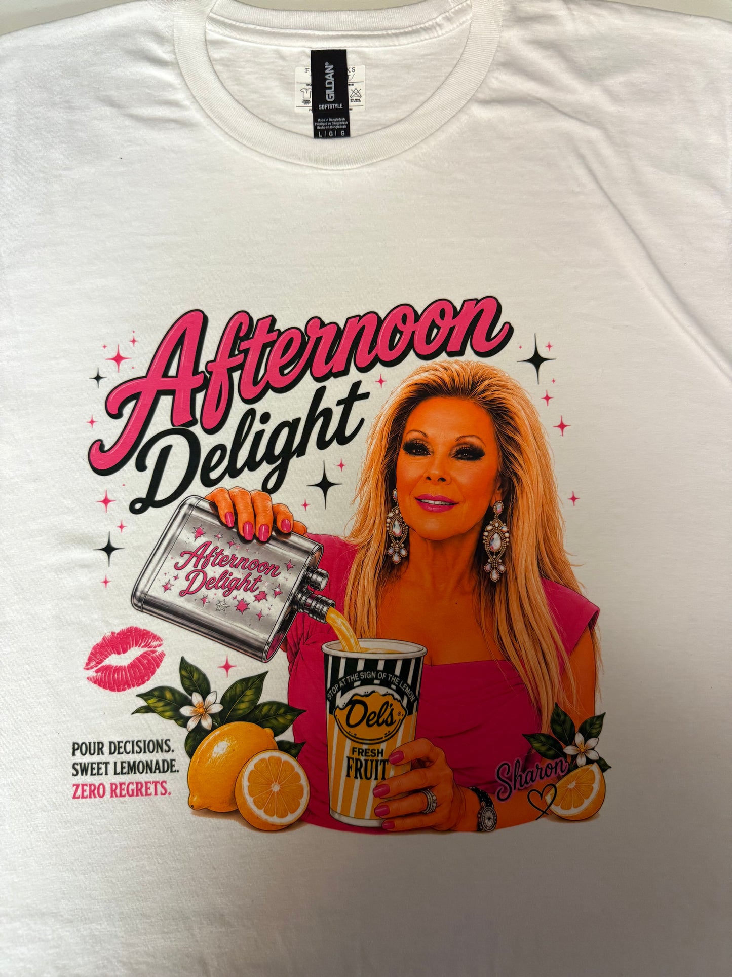 Official Aunties of RI x Del's - Afternoon Delight (Sharon Edition) Unisex Tee