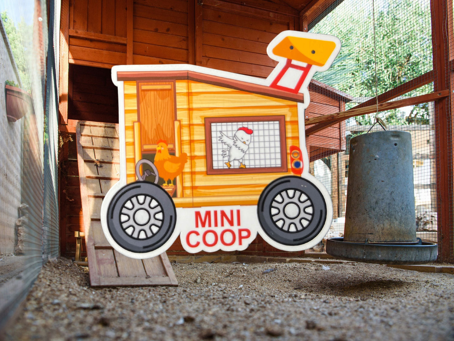 Mini Coop Pun Sticker - Perfect for Laptops, Water Bottles, & More