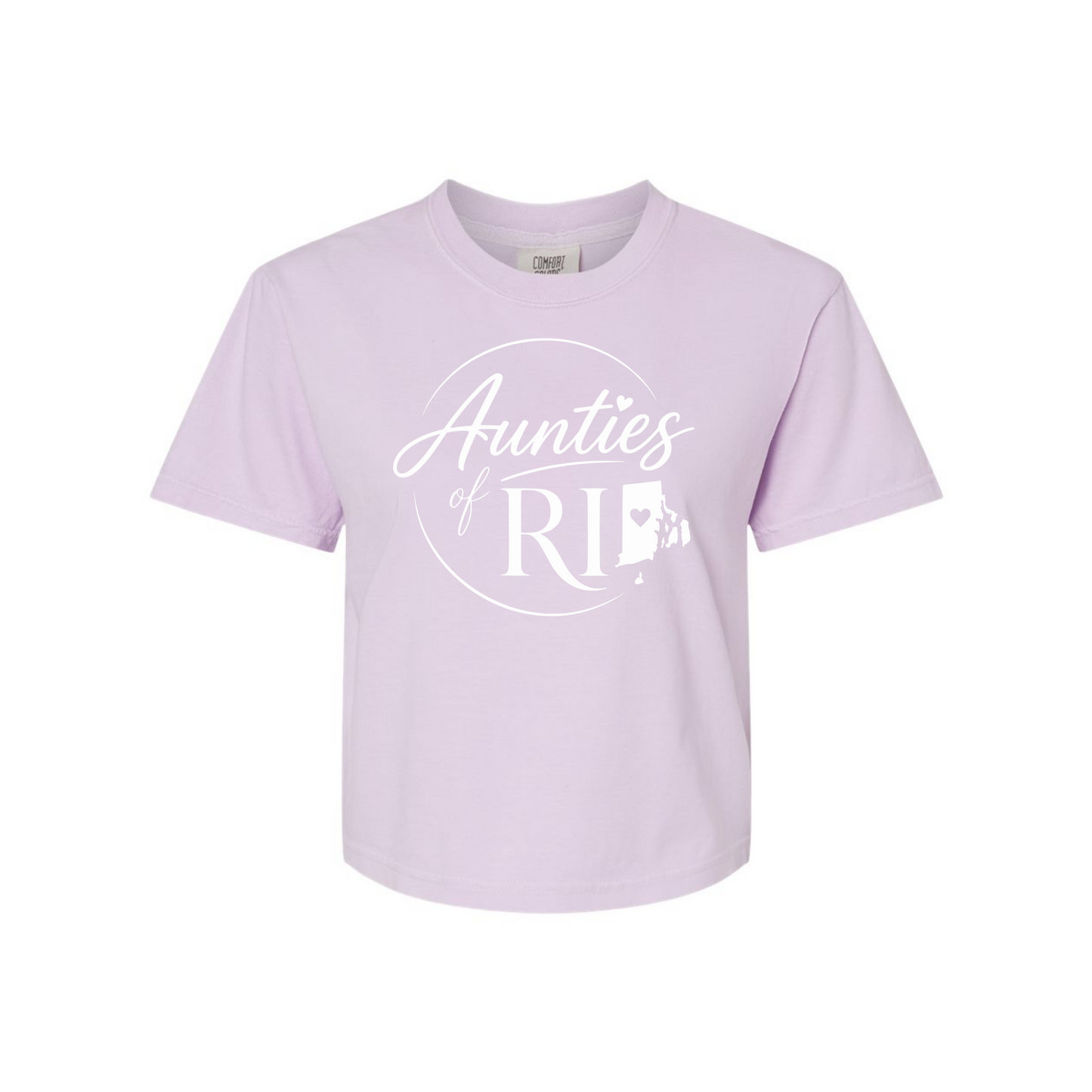 Aunties of RI | Official Logo Boxy Tee | Large Logo