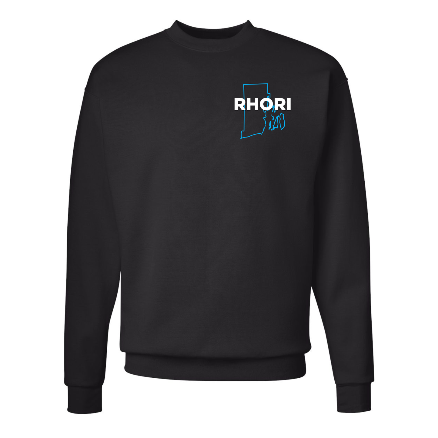 RHORI Chaser RI State Outline - Crewneck Sweatshirt