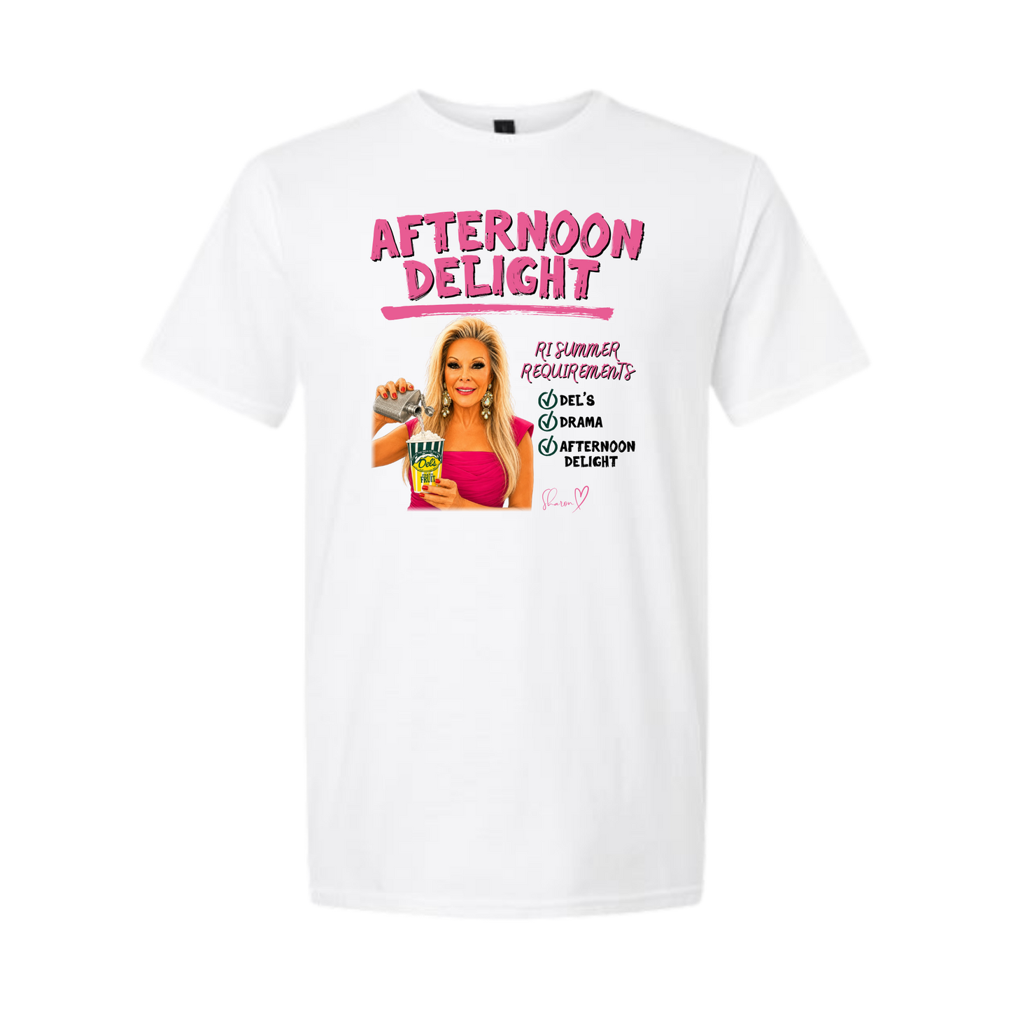 Official Aunties of RI x Del's - Afternoon Delight (Sharon Edition) Unisex Tee