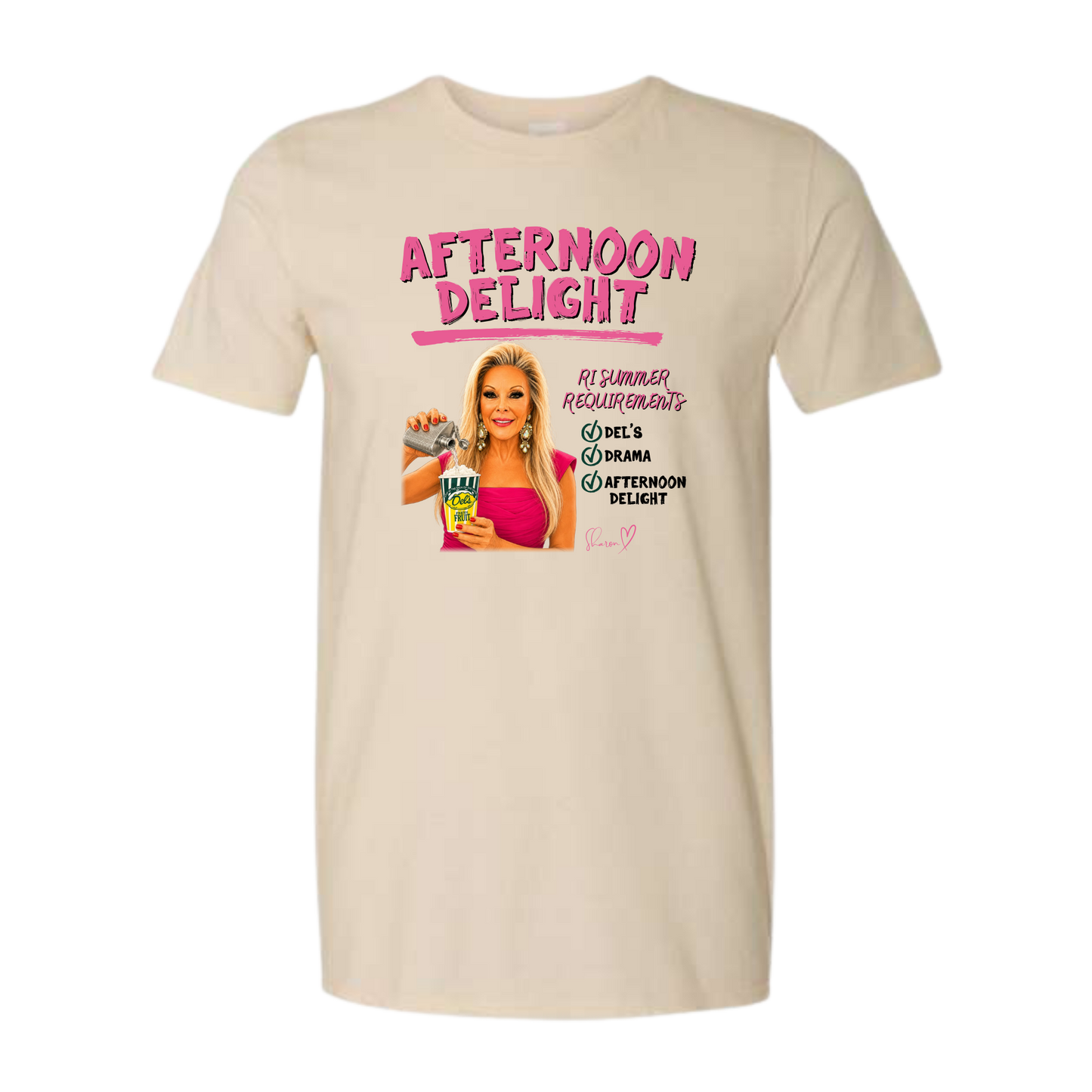 Official Aunties of RI x Del's - Afternoon Delight (Sharon Edition) Unisex Tee