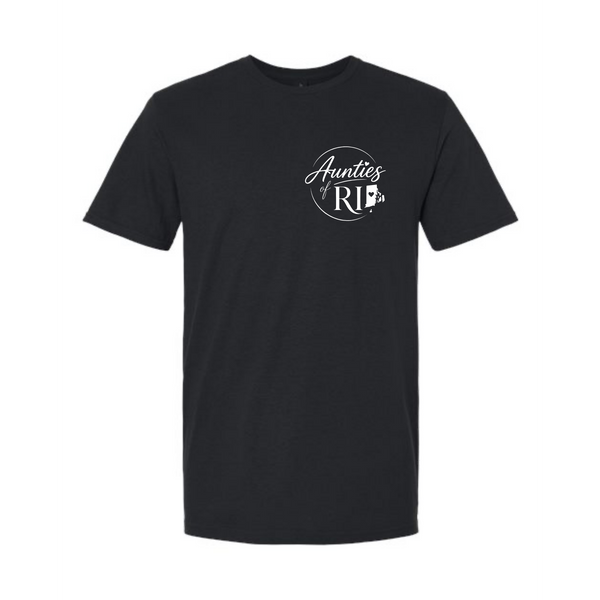 Aunties of RI | Official Logo Unisex Tee | Small Logo