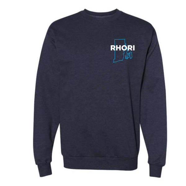 RHORI Chaser RI State Outline - Crewneck Sweatshirt