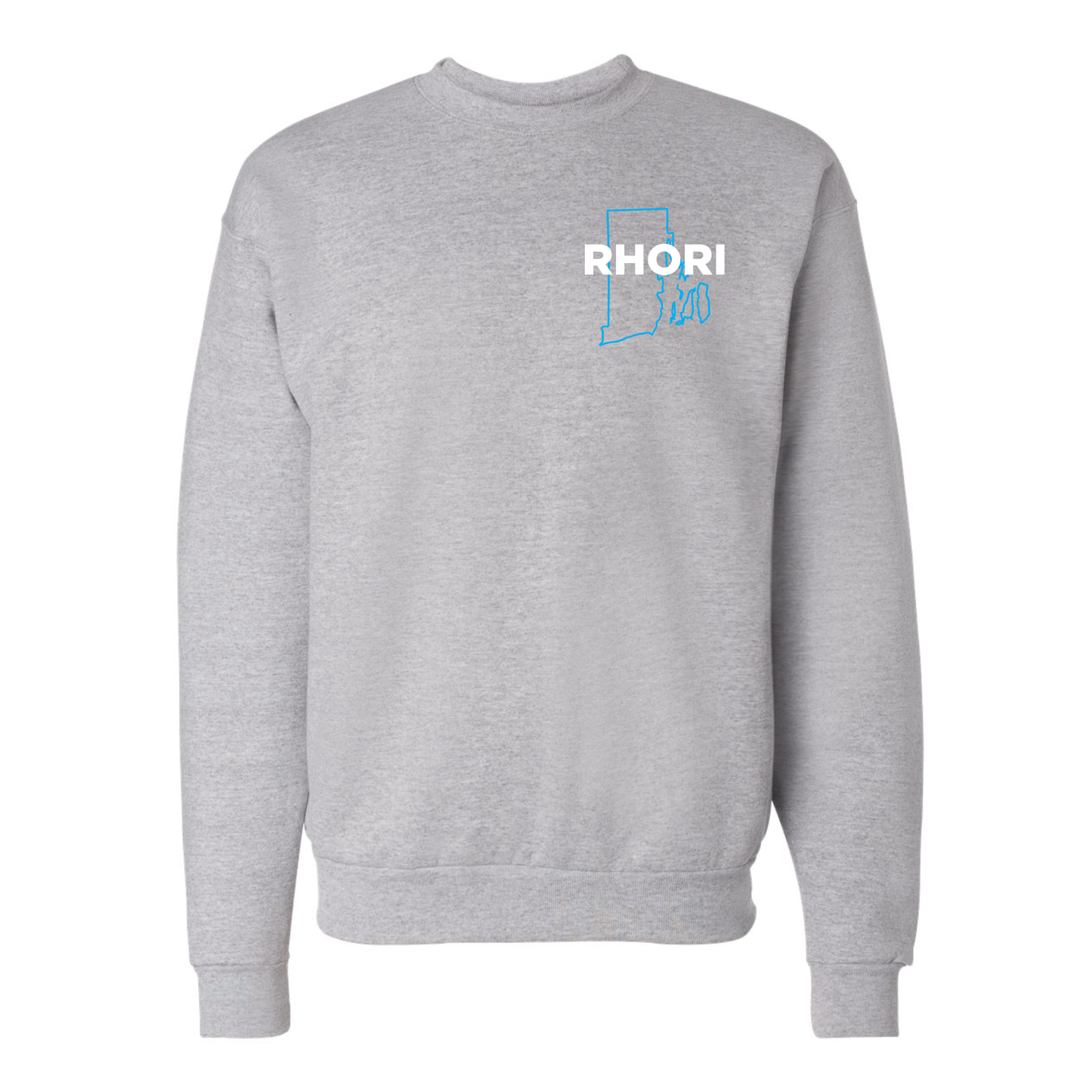 RHORI Chaser RI State Outline - Crewneck Sweatshirt