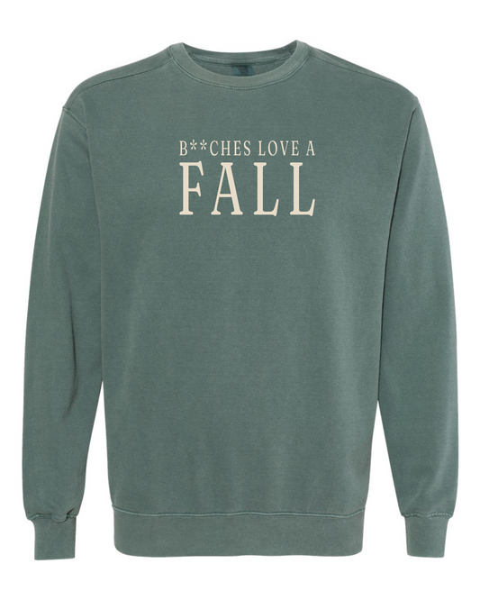 "B**ches Love A Fall" | Fall Crewneck Sweatshirt