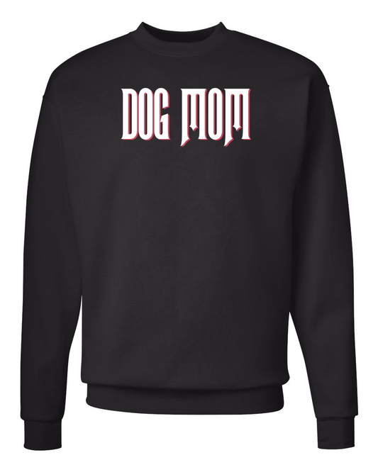 Dog Mom Mama Mommy Wicked Inspired Crew Sweatshirt Black