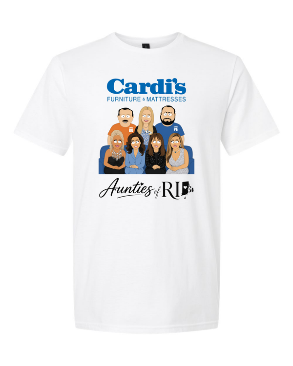 Cardi's Furniture & Mattresses | Aunties of RI Housewives Unisex Tee