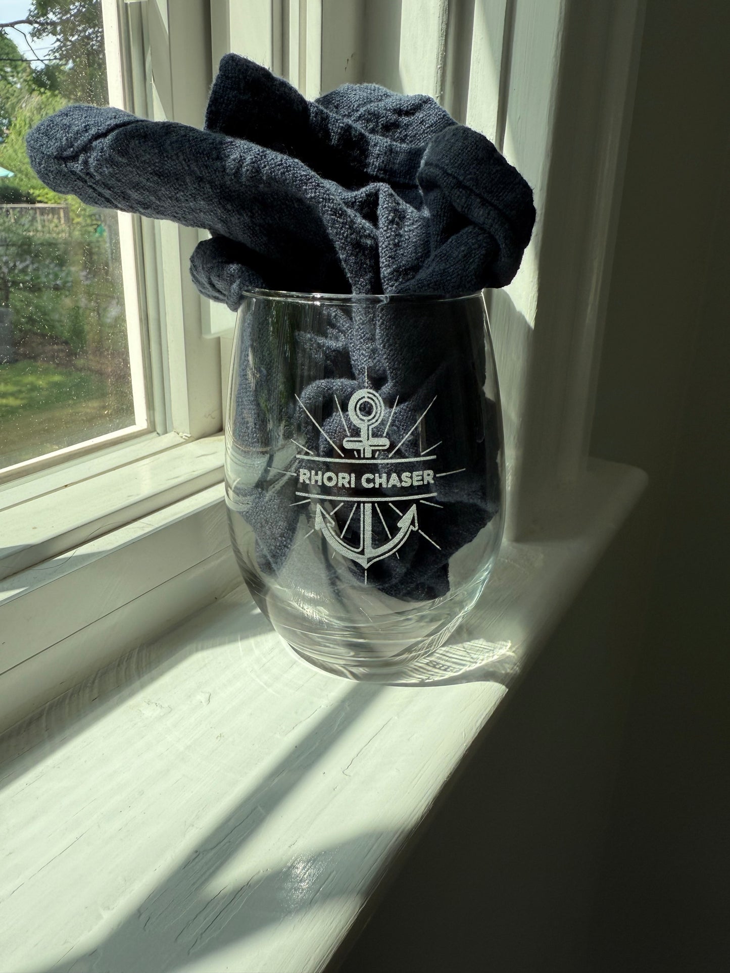 Real Housewives of Rhode Island Stemless Wine Glass