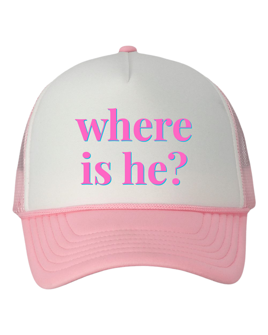 "Where Is He?" | Aunties of RI Housewives Trucker Hat