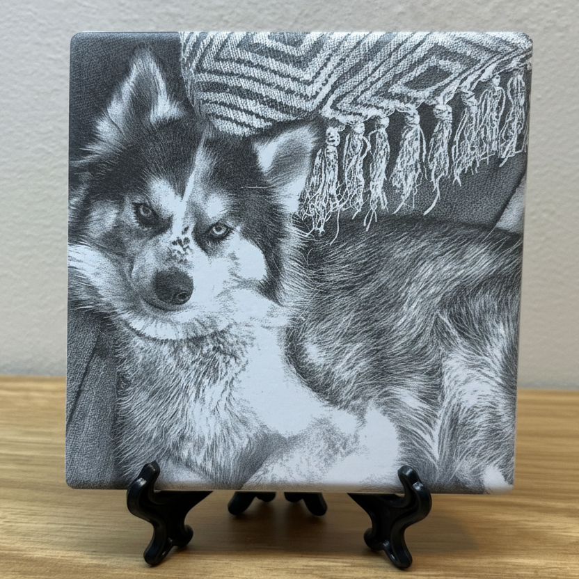 Custom Photo Tile – 4×4 Ceramic Keepsake