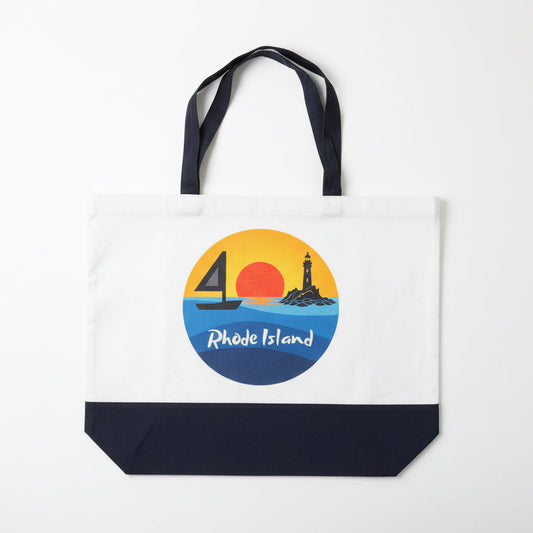 Rhode Island 401 Sunset Tote Bag