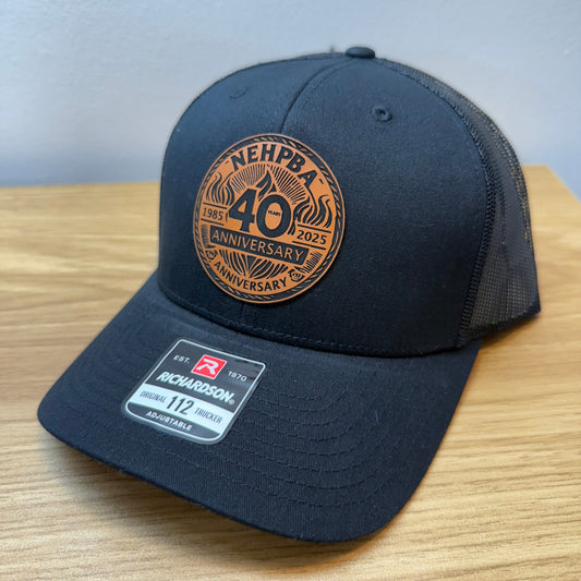 Custom Leather Patch Trucker Hat