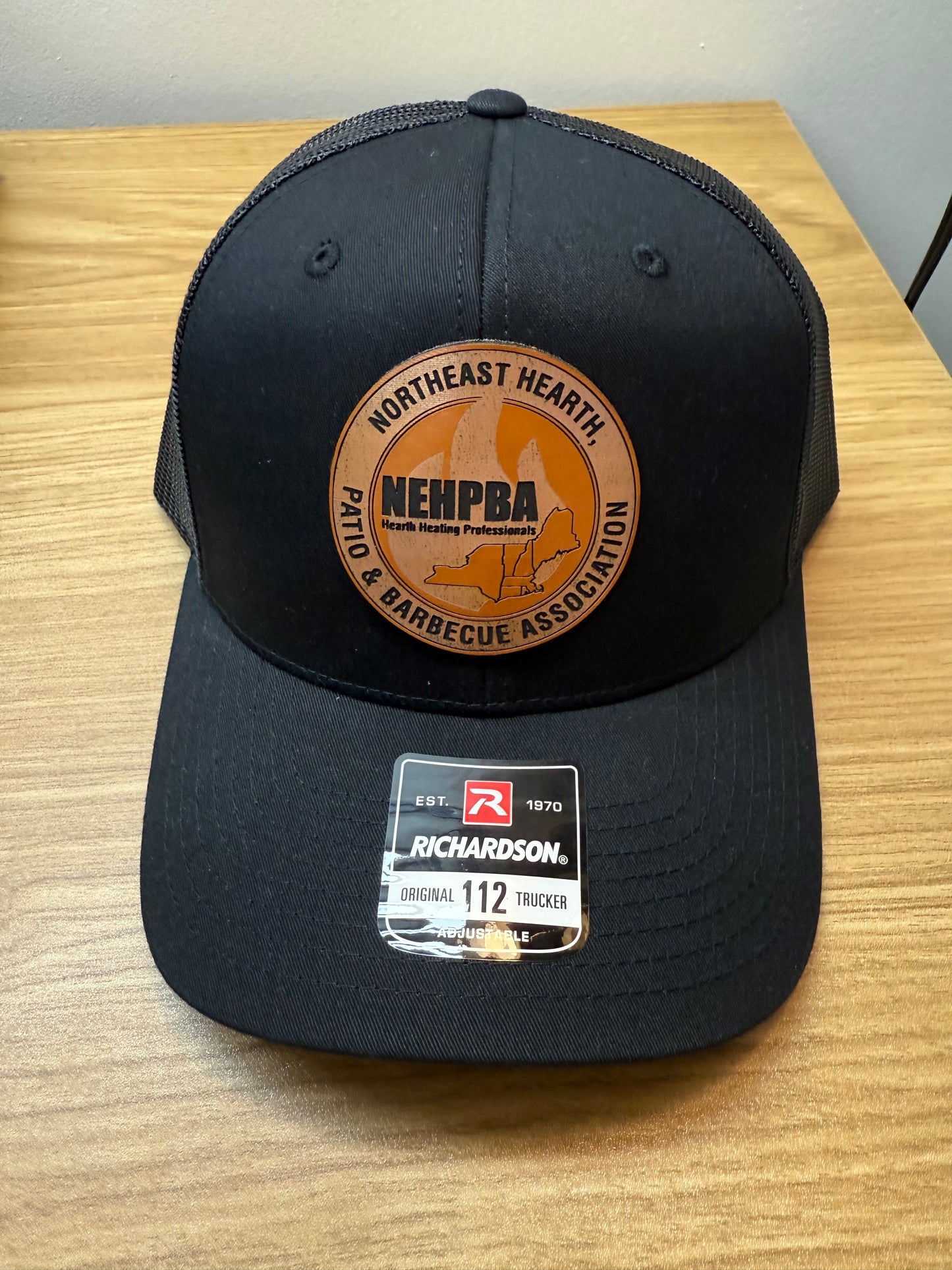 Custom Leather Patch Trucker Hat