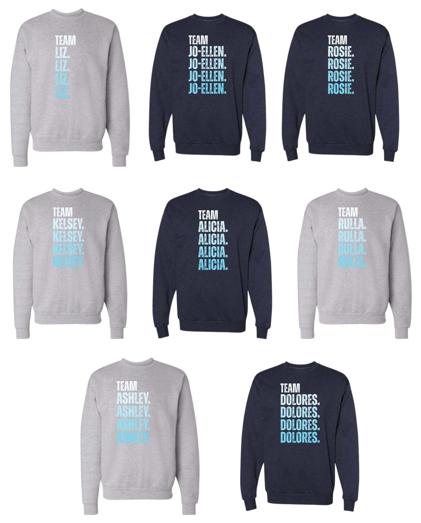 RHORI Team Crewneck Sweatshirt - All Cast Members Available