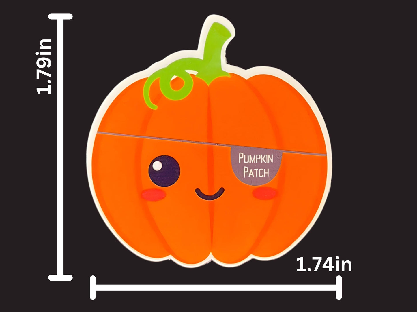 Pumpkin Patch Fall Halloween Pun Dad Joke Sticker - Great for Laptops, Water Bottles, Notebooks & More